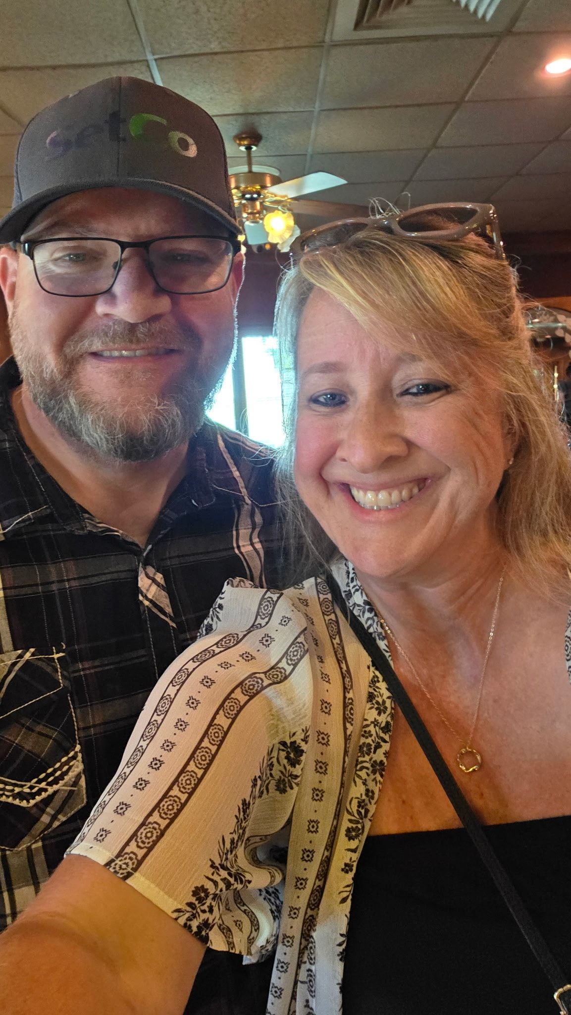 Joe, owner of SetCo, with his fiancée Jill